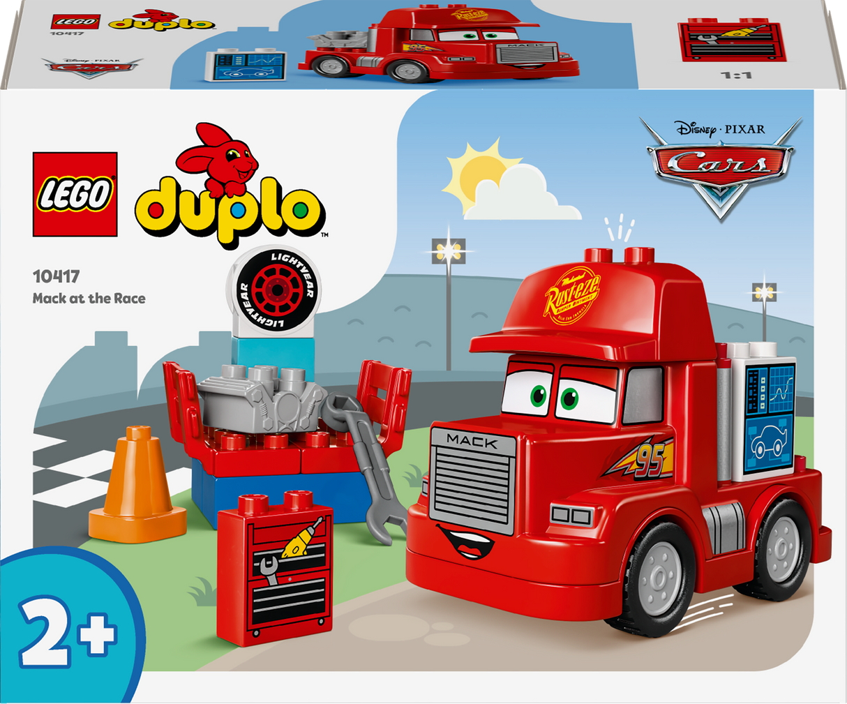 Lego Disney Cars Duplo Mack at the Race