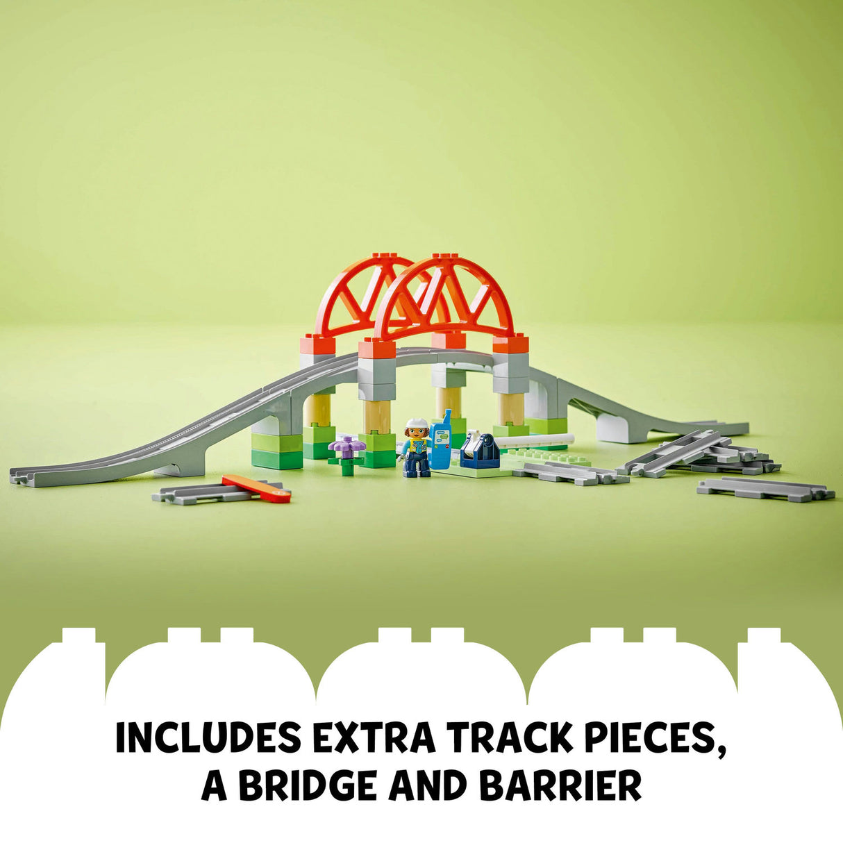 Lego Duplo - Train Bridge and Tracks Expansion Set