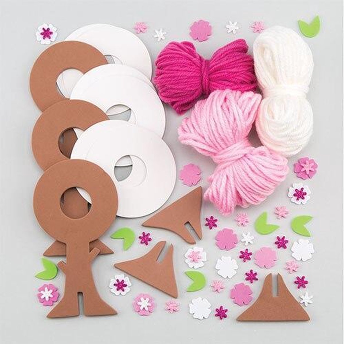 Spring Blossom Pom Pom Kits (3 Pack)