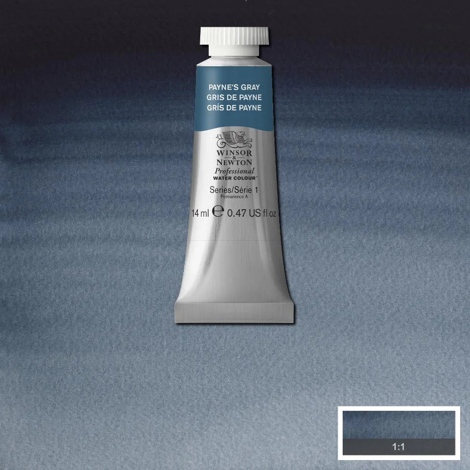 Winsor & Newton Professional Watercolour Series 1 14ml - Paynes Gray