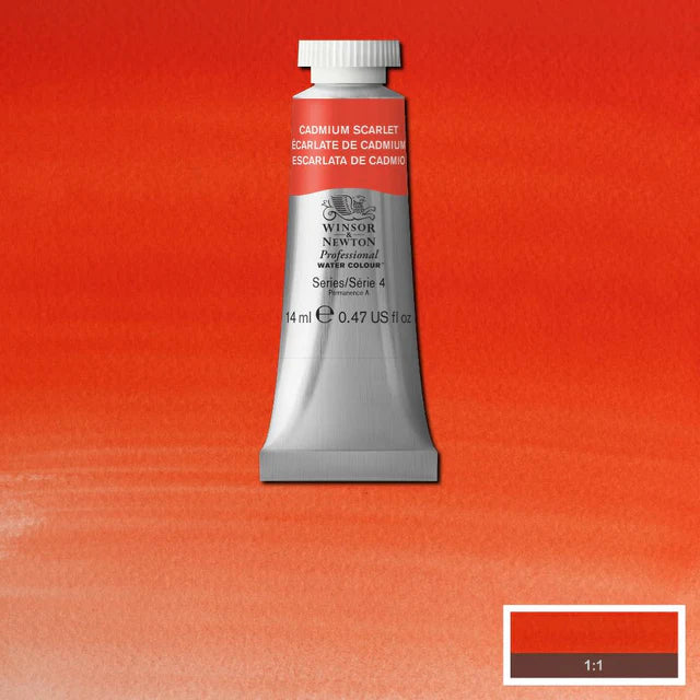 Professional Watercolour 14ml - Cadmium Scarlet
