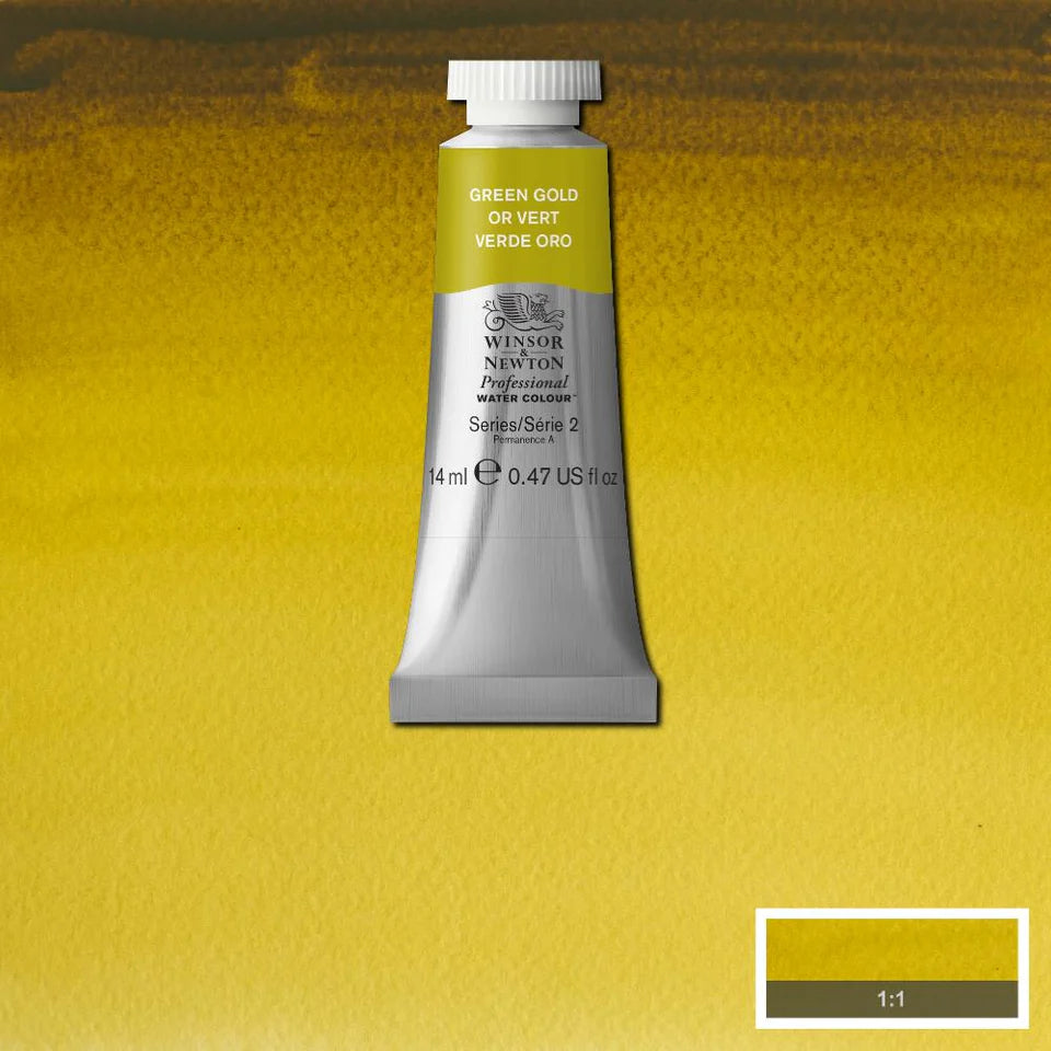 Winsor & Newton Professional Watercolour Series 2 14ml - Green Gold