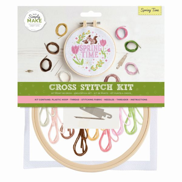 Simply Make Cross Stitch Kit - Springtime