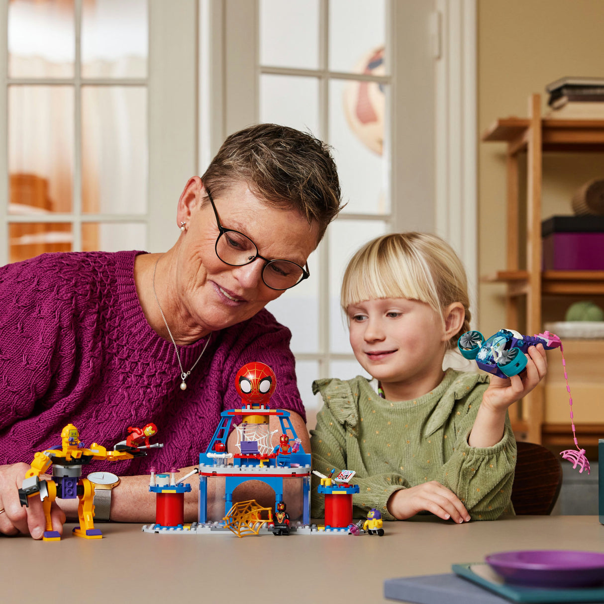 Lego Spiderman Team Spidey Web Spinner Headquarters