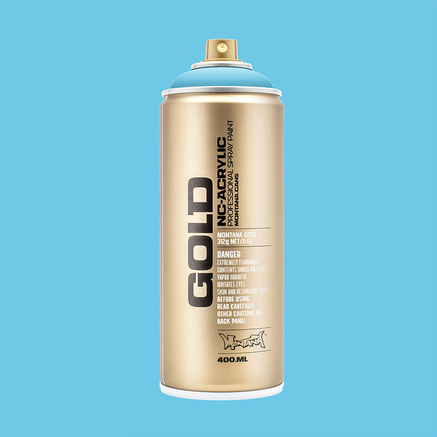 Montana GOLD Spray Paint 400ml - Baby Blue (G5020)
