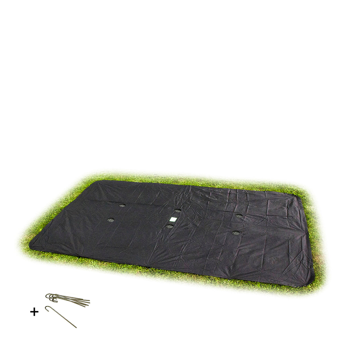 EXIT Ground Level Trampoline Rectangular Cover - 9x15Ft