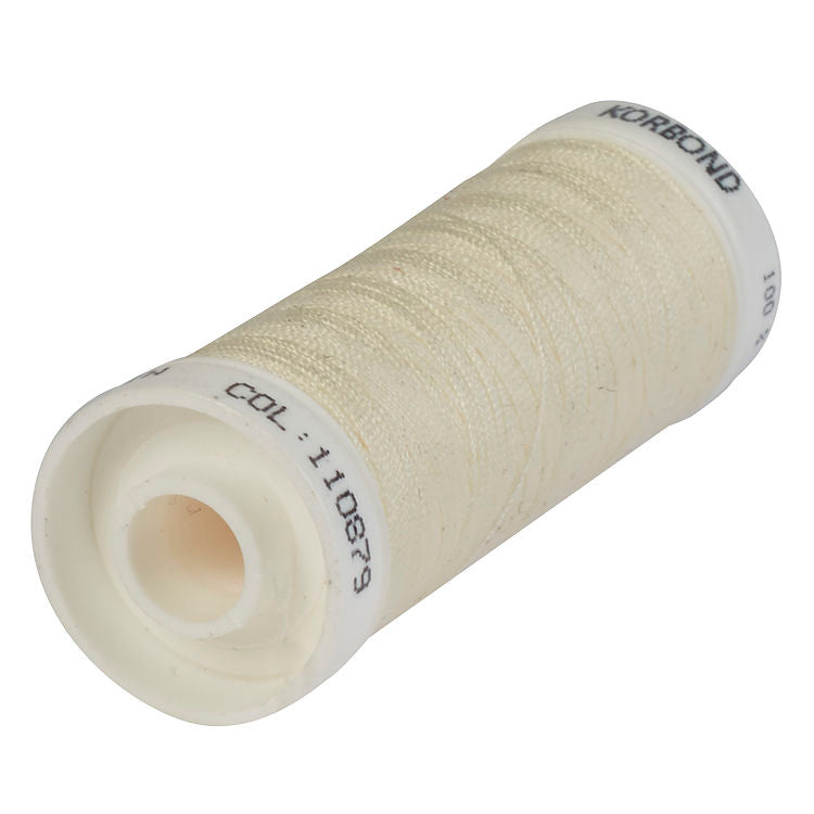 Polyester Thread 100m - Cream