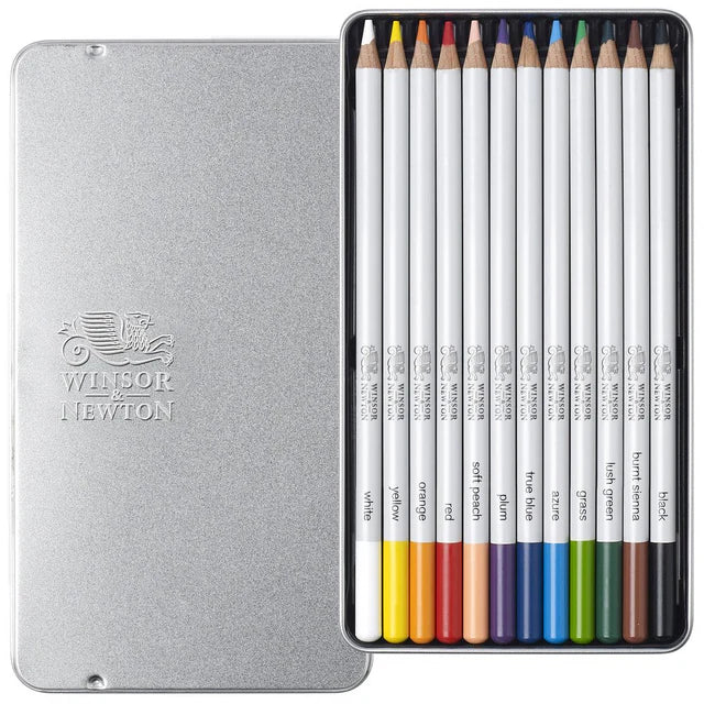 Winsor & Newton Studio Collection Colour Pencils 12 Tin