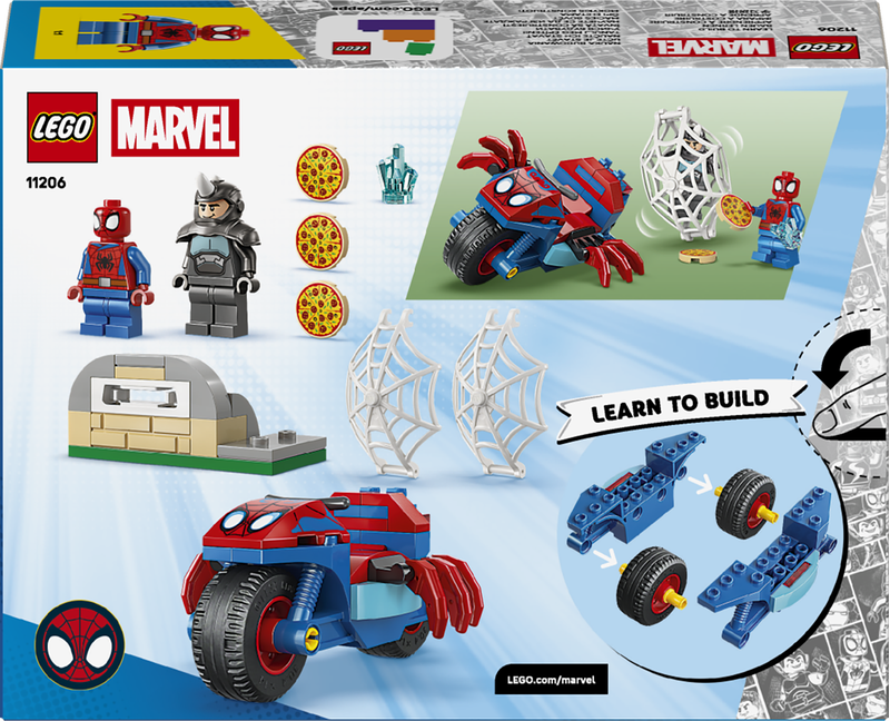 LEGO Marvel - Spidey on his Motorcycle vs. Rhino