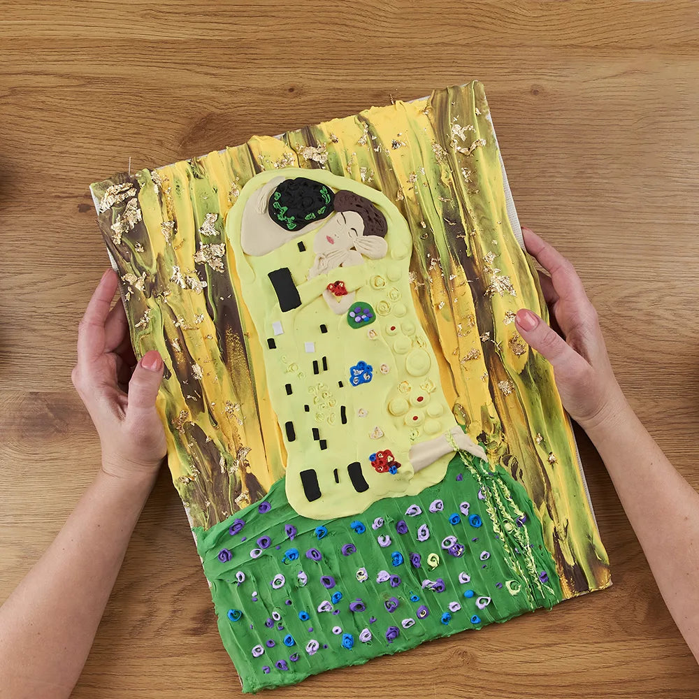 OKTO DIY 3D Clay Painting Creative Set - Kiss