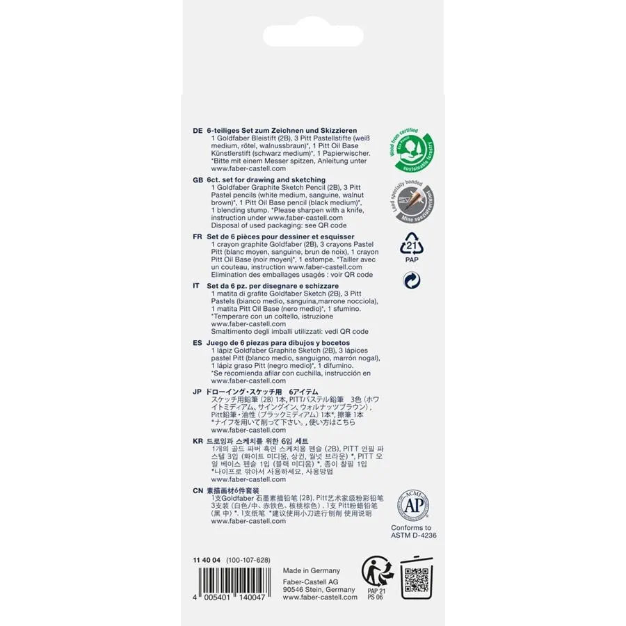Faber Castell Classic Sketch Set (6 Pieces)