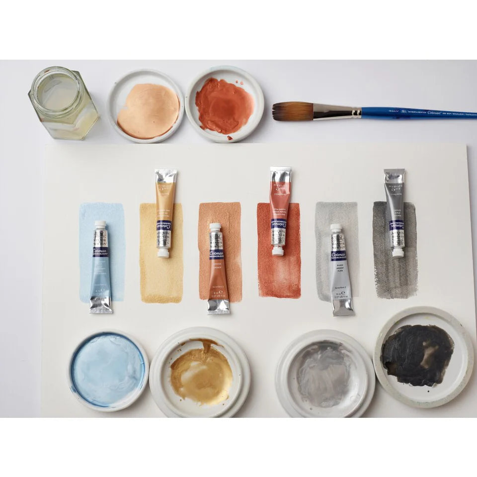 Cotman Watercolour Half Pan Bronze