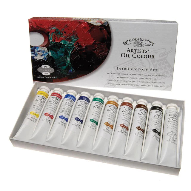 Winsor & Newton Artists' Oil Colour - Introductory Set (10 x 21ml)