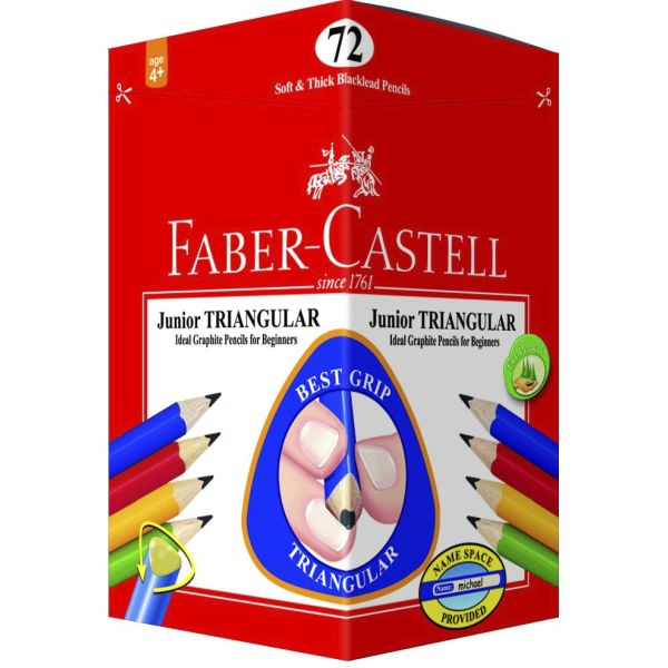Faber Castell Junior Grip Pencils (Box of 72)