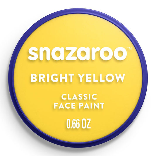 Snazaroo Classic Face Paint Bright Yellow 18Ml