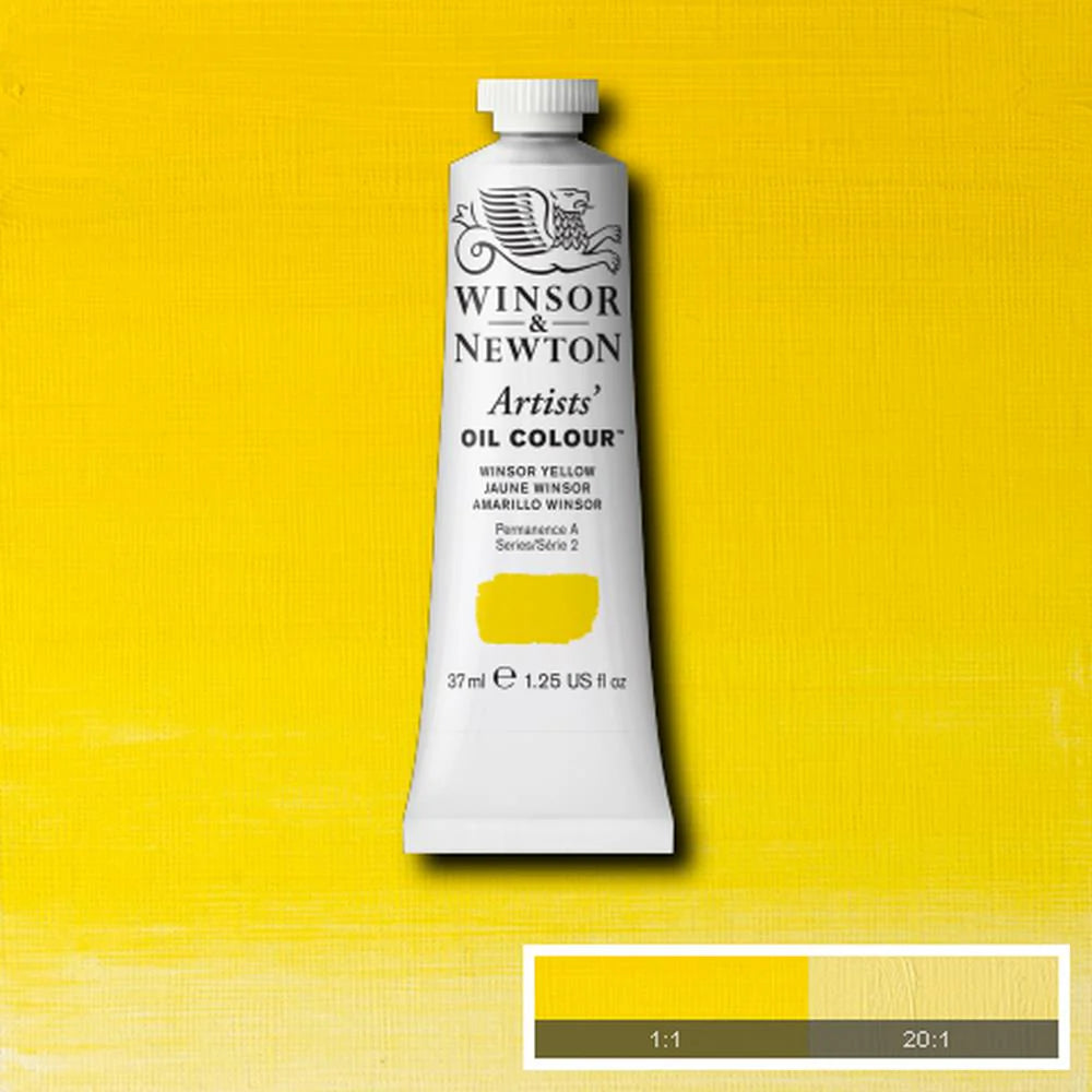 Artists' Oil Colour 37ml Winsor Yellow