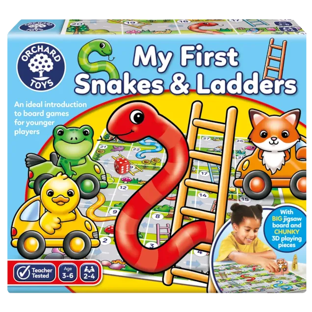 Orchard Toys My First Snakes & Ladders Game