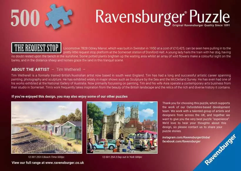 500 Piece Jigsaw Puzzle - The Request Stop