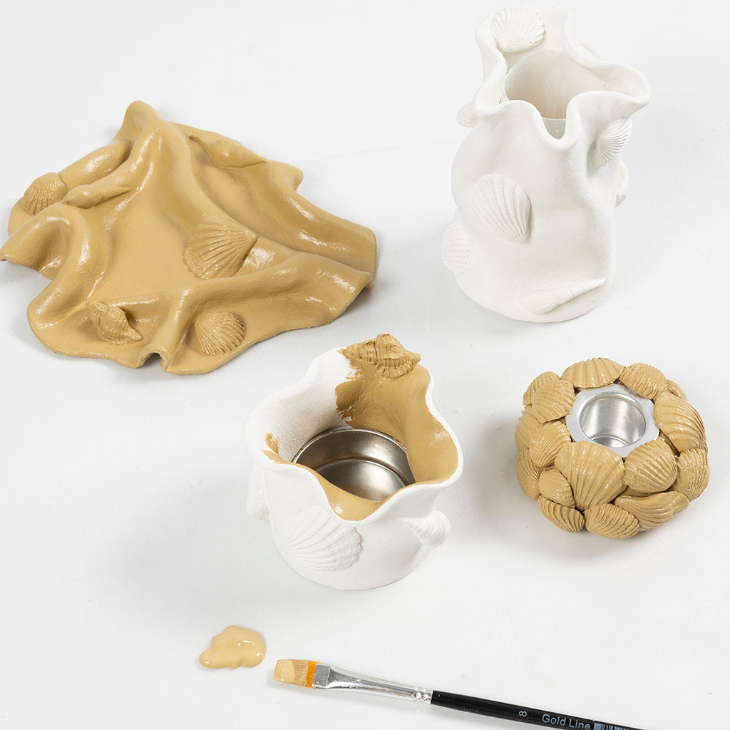 Craft Kit Modelling - Vase Candle Holders & Dish