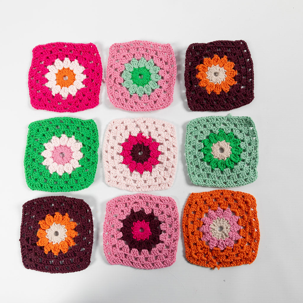 Craft Kit Crochet - Colourful Cream Bag