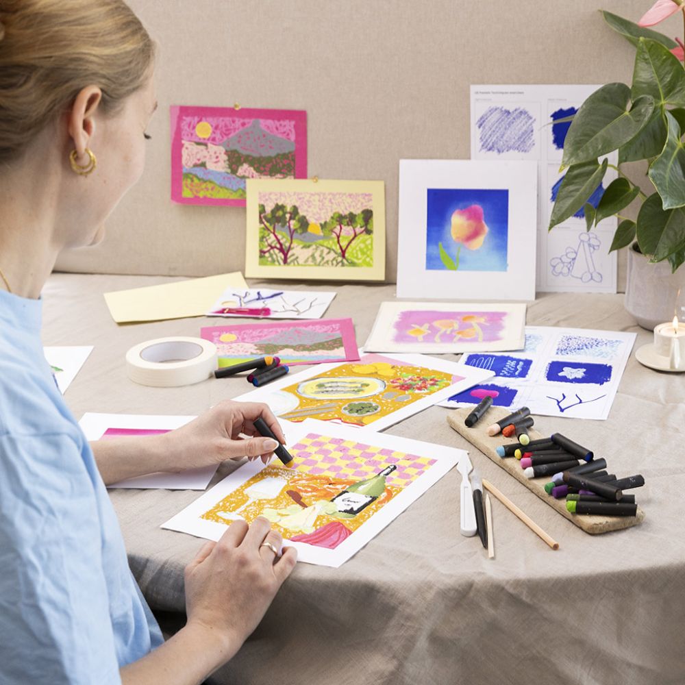 Starter Kit Oil Pastels - Assorted Colours