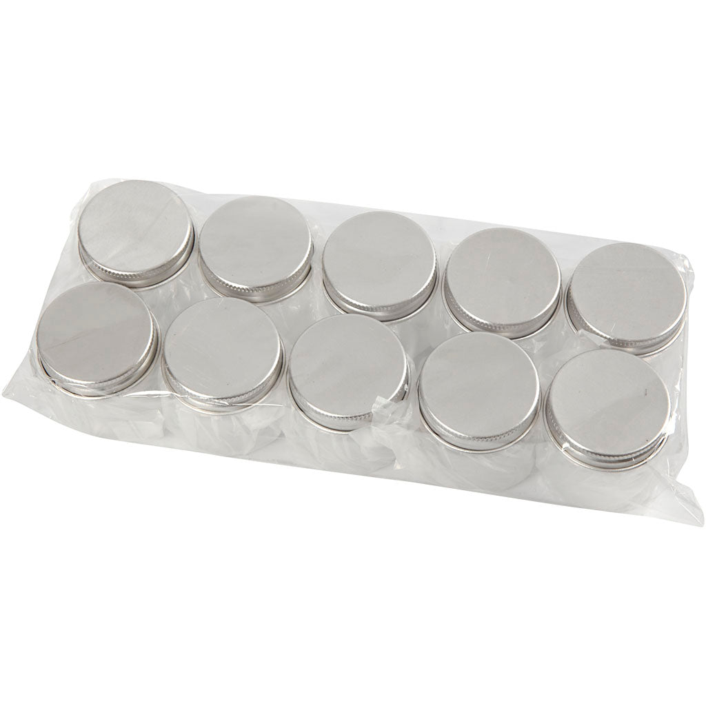 Plastic Jar with Screw-on Lid