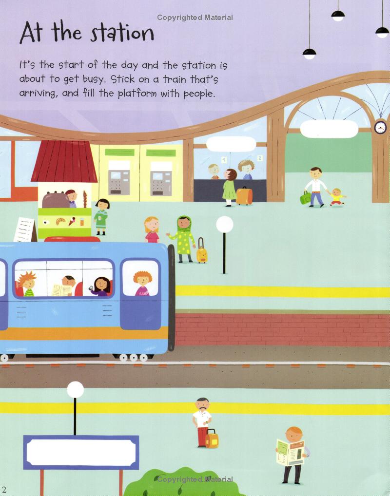 First Sticker Book - Trains