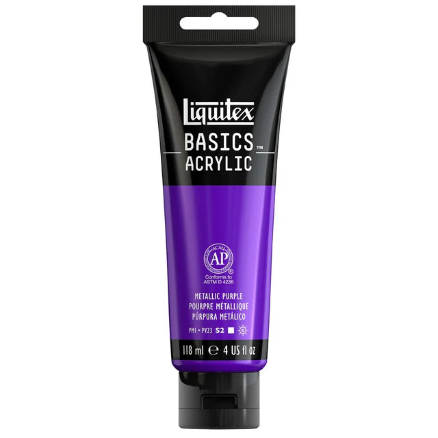 Liquitex Basics Acrylic 118ml - Metallic Purple