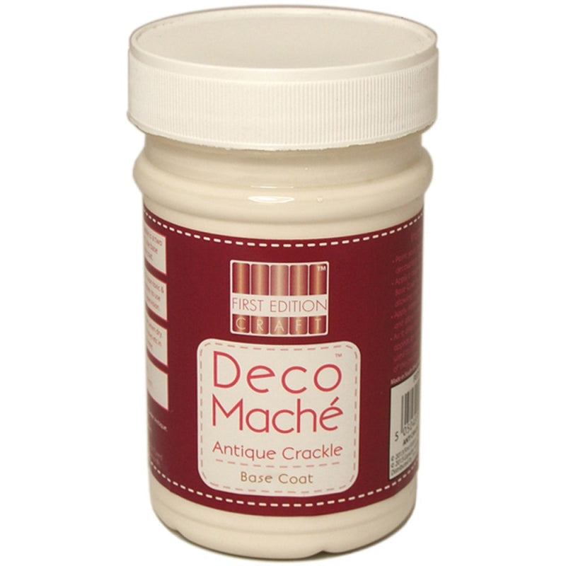 First Edition Deco Maché Decoupage Craft Glue-Antique Crackle Effect Base Coat