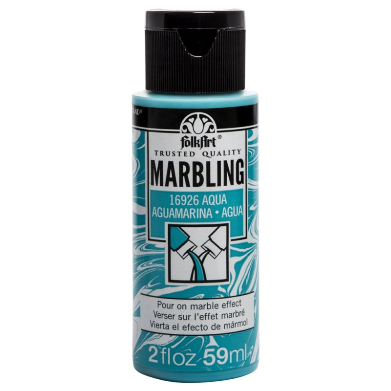 FolkArt Marbling Paint 59ml - Aqua