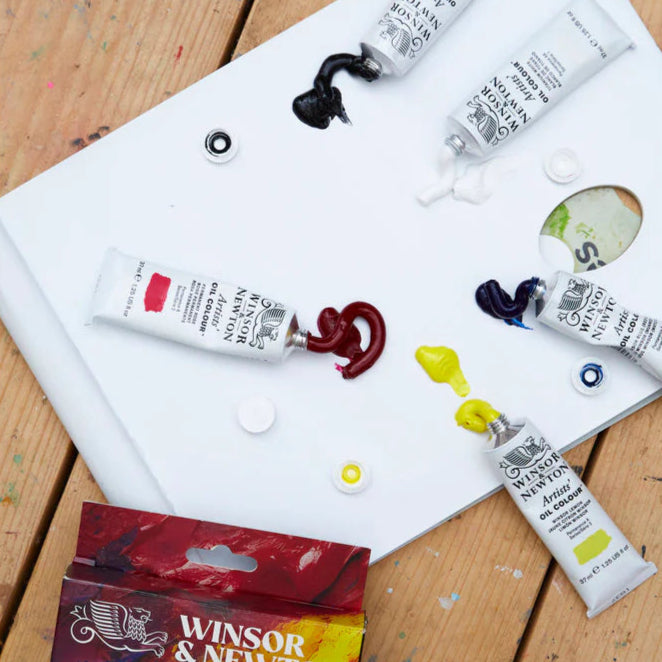 Winsor & Newton Artists Oil Colour 5x37ml - Primary Set