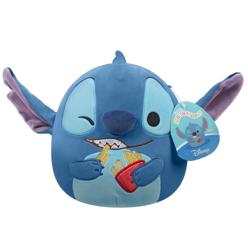 Squishmallows 8 inch - Disney Stitch Holding French Fries