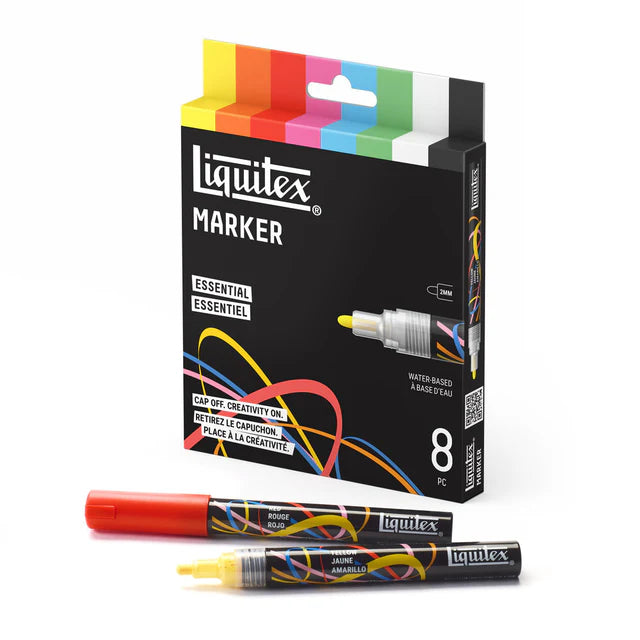 Liquitex Marker Set - Essential (8 x 2mm)