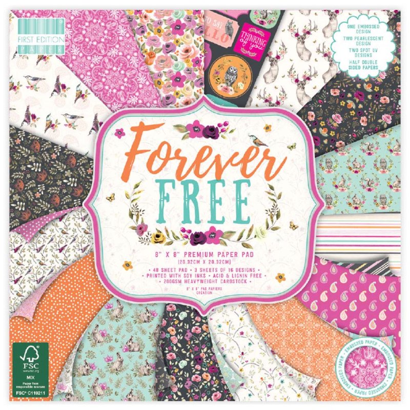 First Edition 8x8 Paper Pad - Woodland