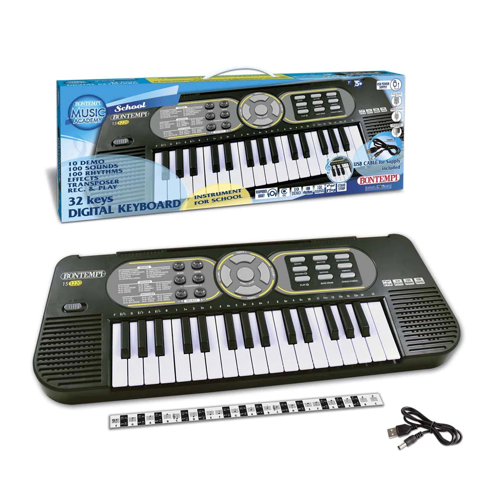 Digital keyboard with 32 mini size keys + USB-DC