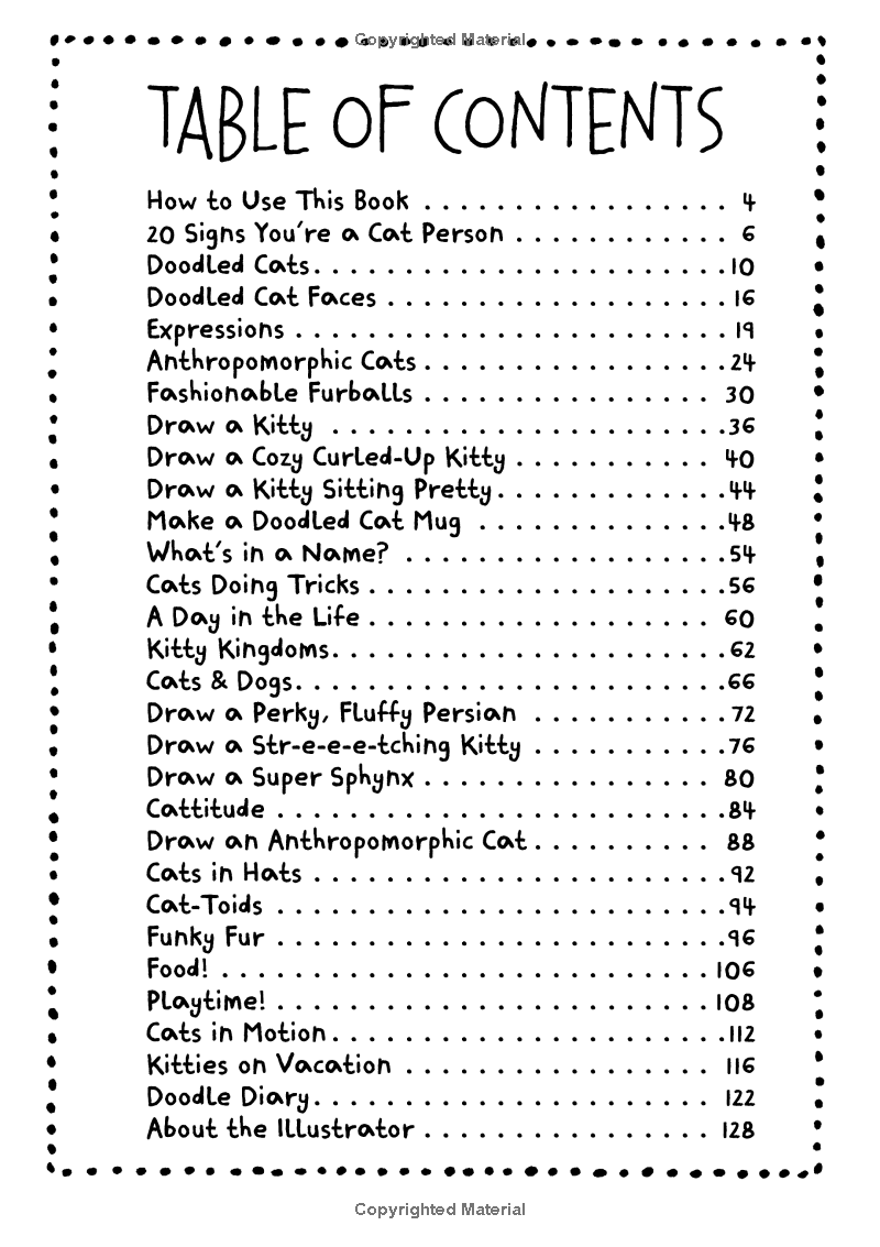 Doodling For Cat People Book