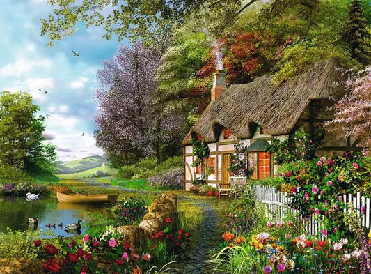 Country Cottage 1500 Pieces Puzzle