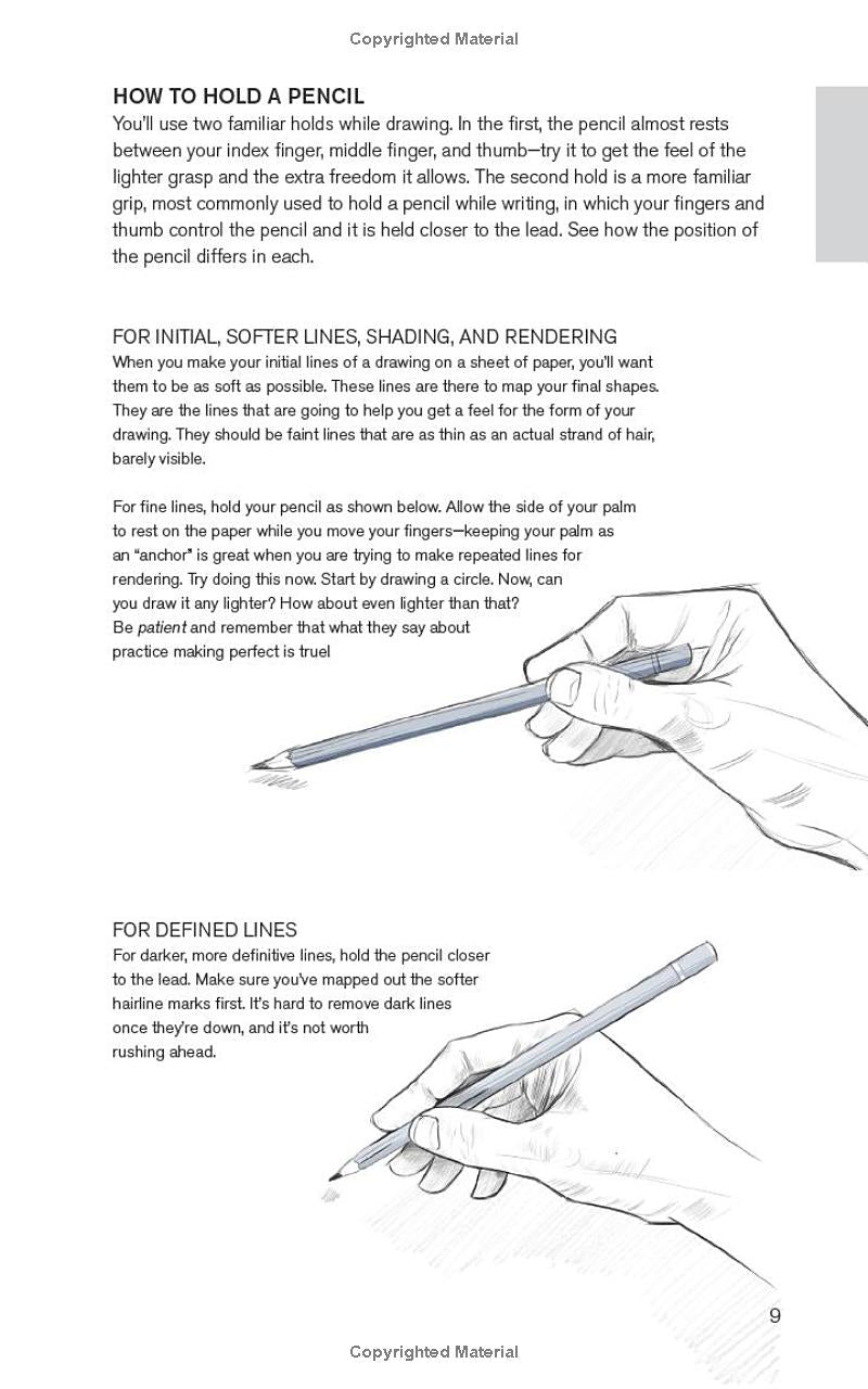 Pocket Art: Portrait Drawing Book