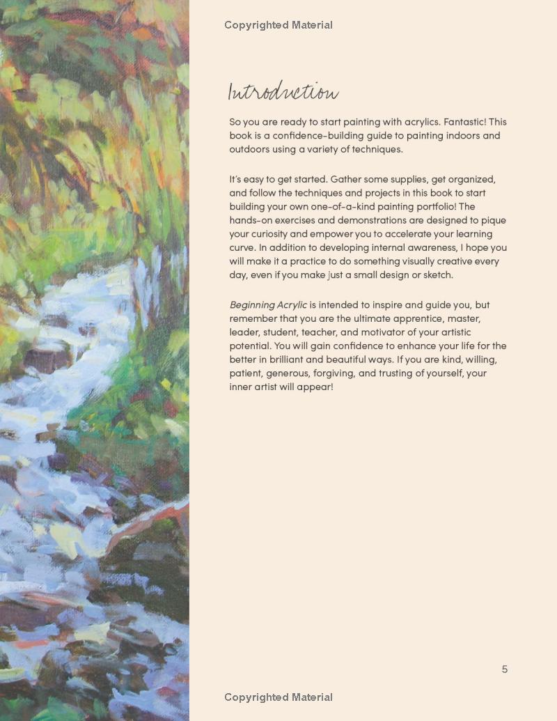 Beginning Acrylic: Tips and Techniques Book