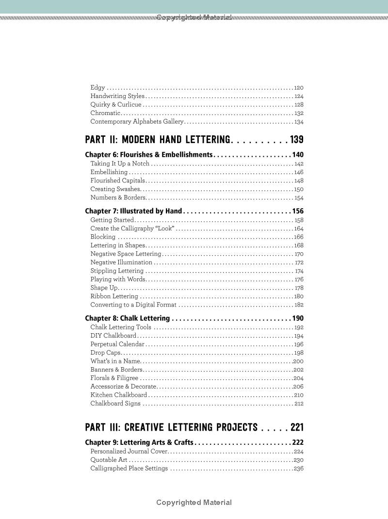 Complete Book Calligraphy & Lettering Book