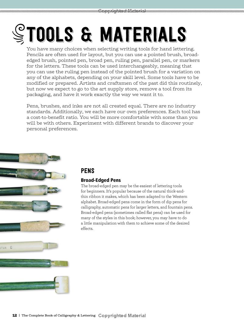 Complete Book Calligraphy & Lettering Book