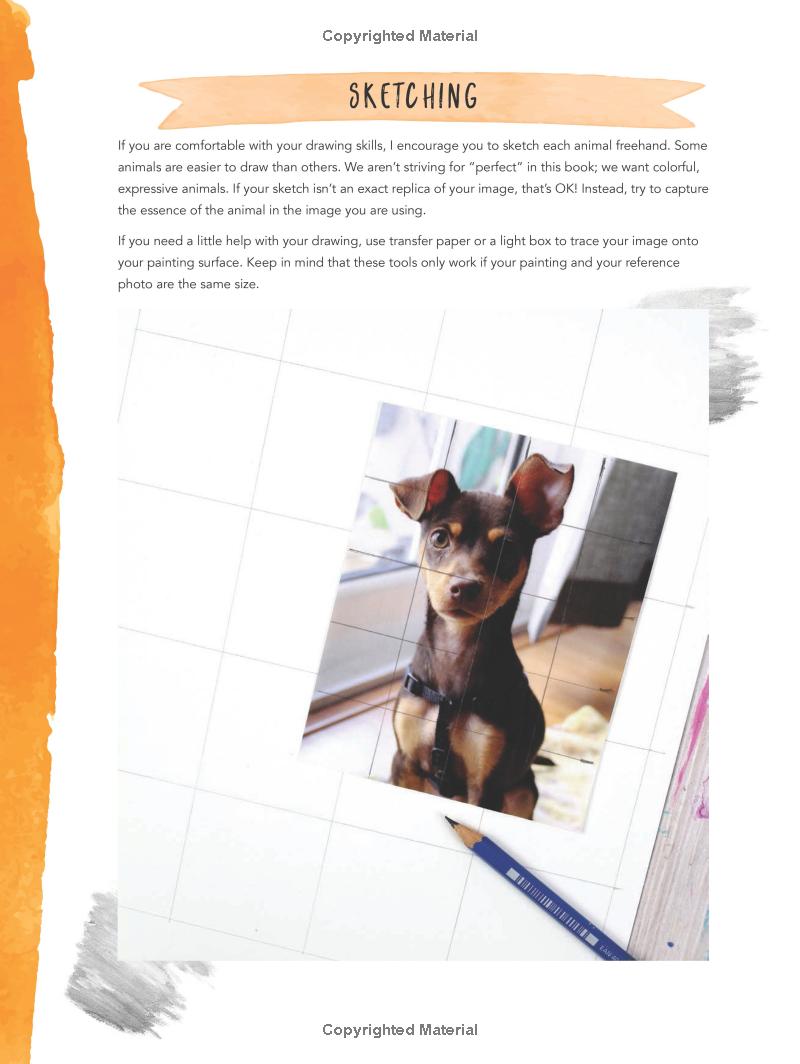 Acrylic Animals Book