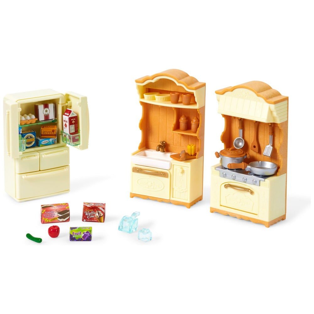 Sylvanian Families Kitchen Play Furniture Set