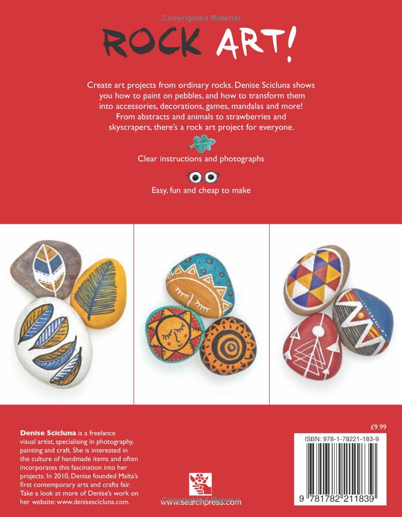 Rock Art! Painting on Rocks, Stones and Pebbles Book