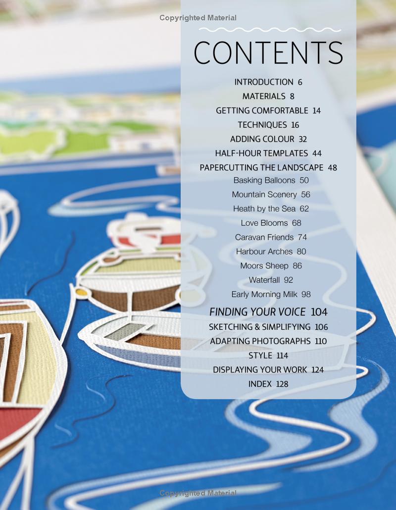 Papercut Landscapes Book