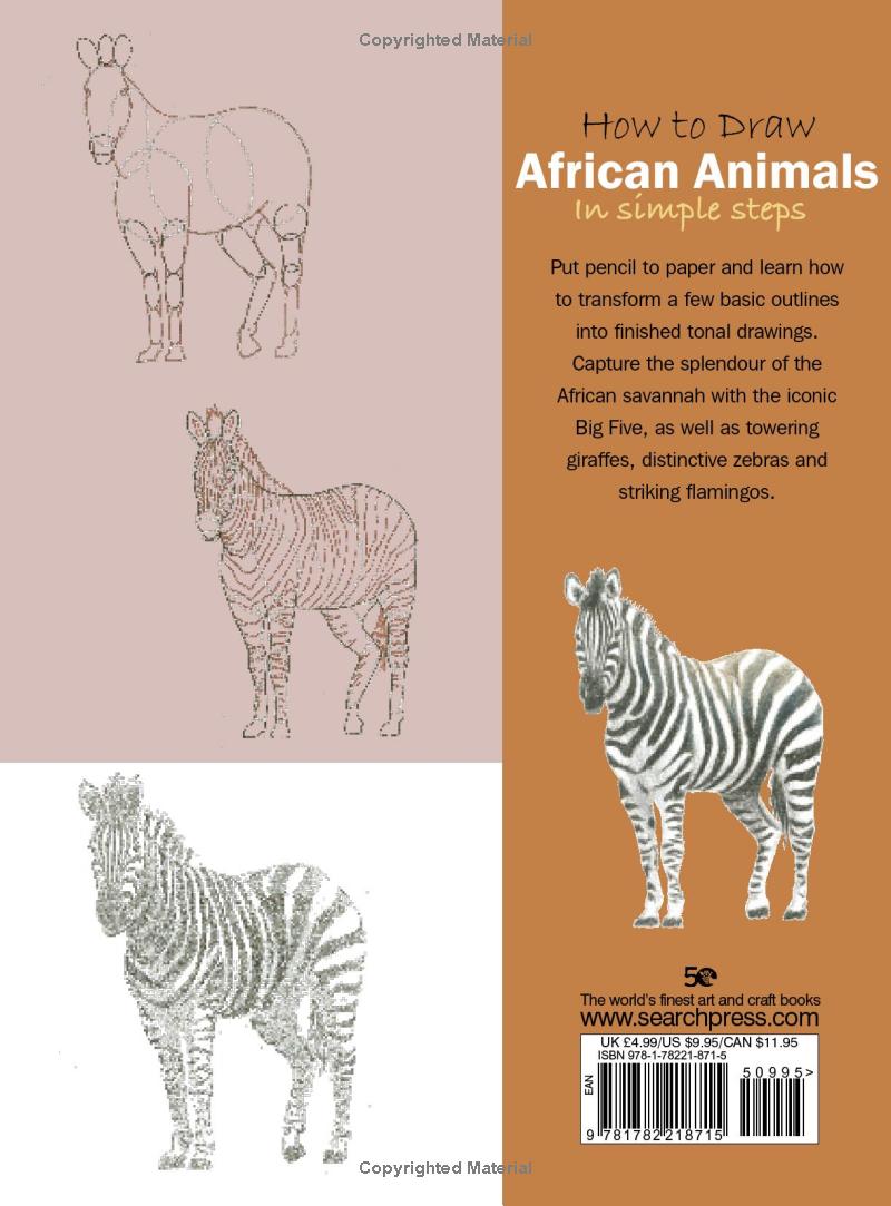 How to Draw: African Animals Book