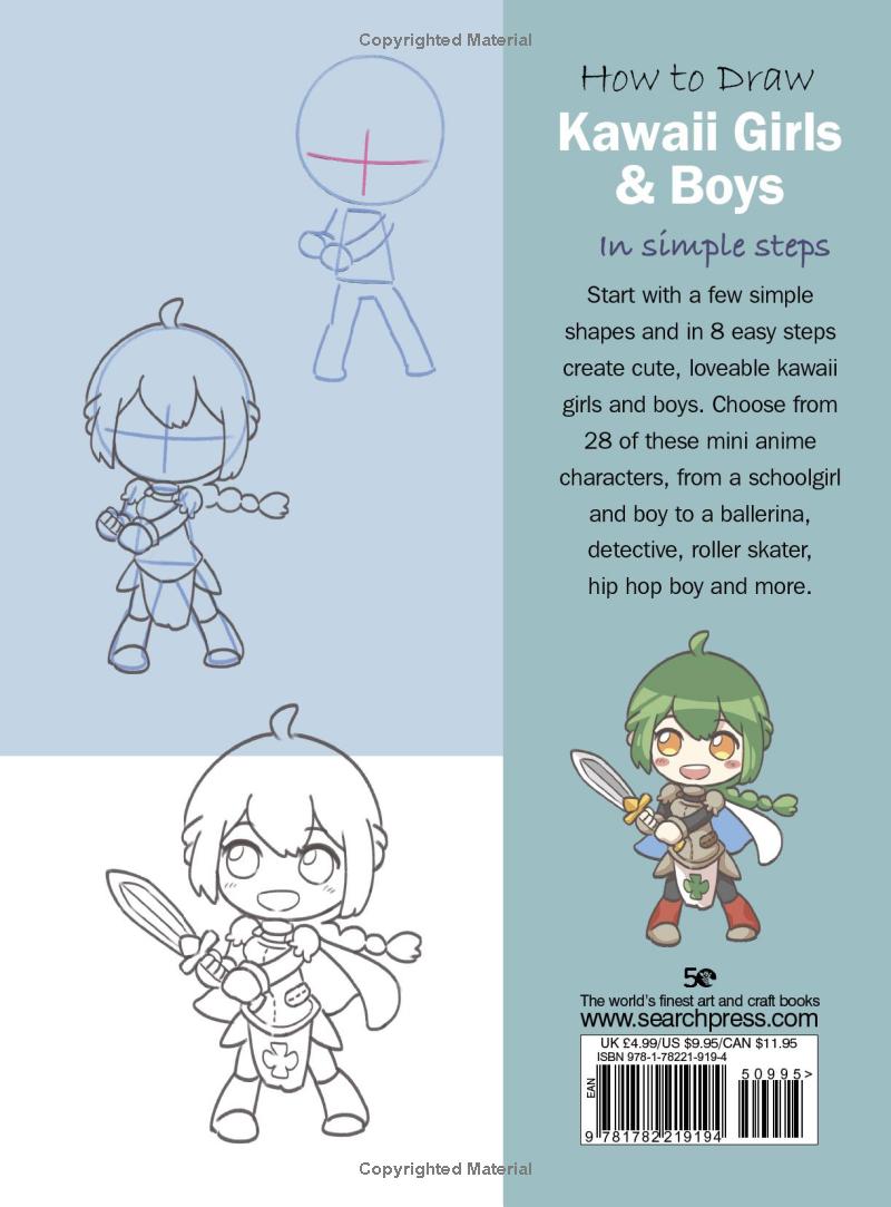 How to Draw: Kawaii Girls & Boys Book