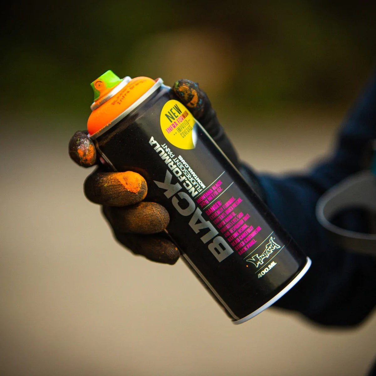 Montana Black 400ml Spray Paint