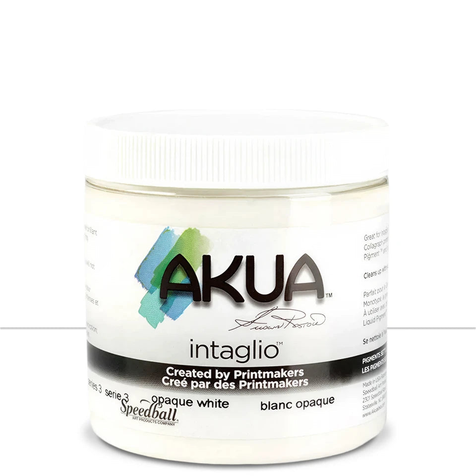 Speedball Akua Intaglio Inks 236ml/8oz - Opaque White S3