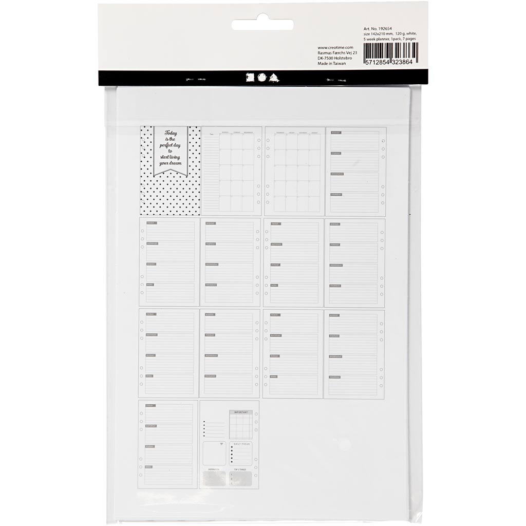 Calender pages